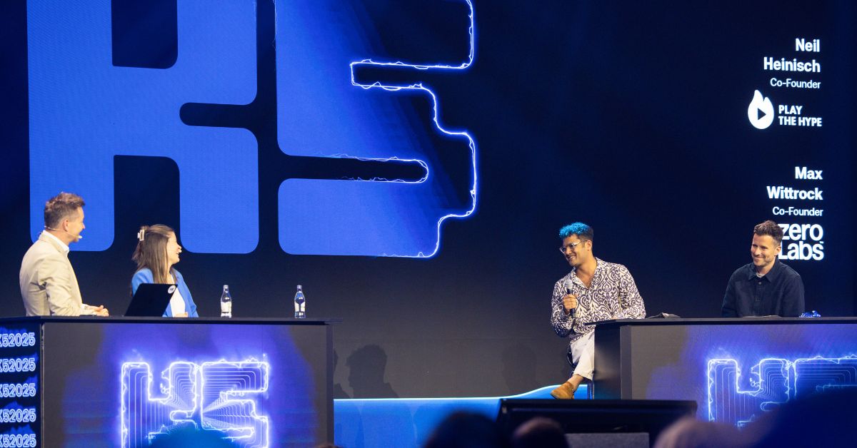 Neil Heinisch und Max Wittrock auf der K5 B&uuml;hne