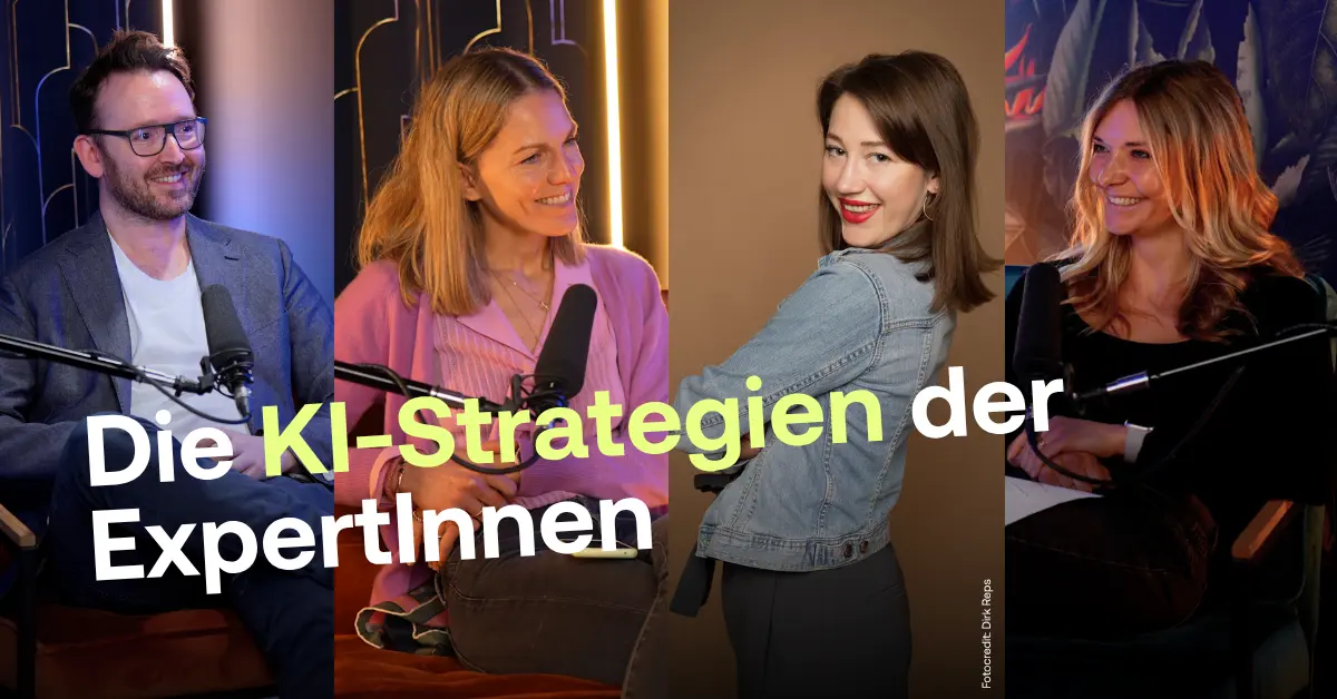 Collage der K5-ExpertInnen Paul Krauss, Alexandra Wudel, Yara Molthan und Livia von Mitschke-Collande