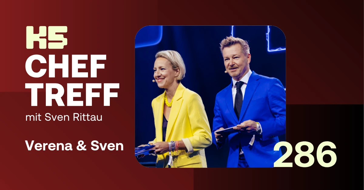 K5 ChefTreff Thumbnail Folge 286 mit Verena Schl&uuml;pmann und Sven Rittau &uuml;ber die Vorbereitungen zur K5 Konferenz.