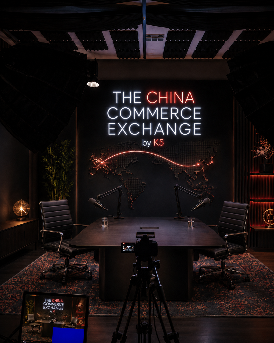 The China Commerce Exchange podcast studio